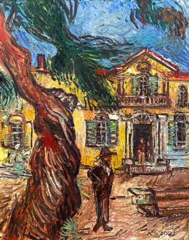 Pintura intitulada "Van Gogh" por Roman Sleptsuk, Obras de arte originais, Óleo