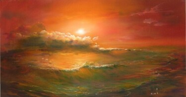 Malerei mit dem Titel "Der Himmel und das…" von Roman Velitschko, Original-Kunstwerk