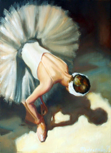 Peinture intitulée "Light and shadow" par Roman Fedosenko, Œuvre d'art originale, Huile