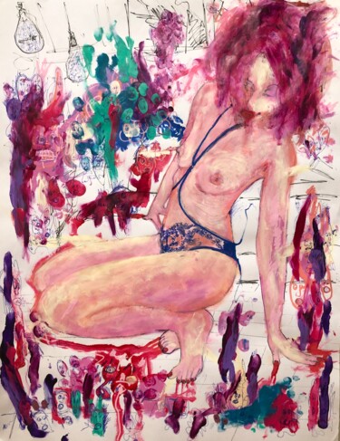 绘画 标题为“Atelier Amour” 由Romano Valsky, 原创艺术品, 丙烯