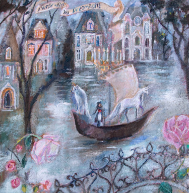 Pittura intitolato "Fairbridge by Dream…" da Romany Steele, Opera d'arte originale, Olio Montato su Telaio per barella in le…