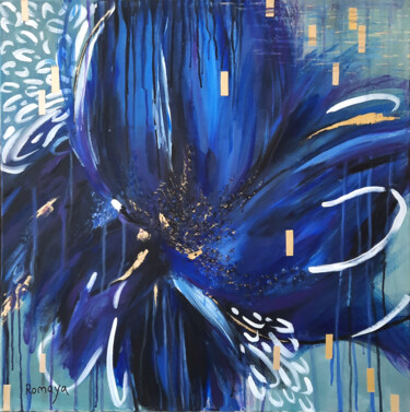 Malerei mit dem Titel "Blue dream" von Romaya Puchman, Original-Kunstwerk, Acryl