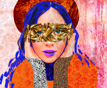 Arte digitale intitolato "Mask" da Romaya Puchman, Opera d'arte originale, Pittura digitale
