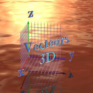 Arts numériques intitulée "Vecteur 3D - indice…" par Rombicéric, Œuvre d'art originale, Modélisation 3D