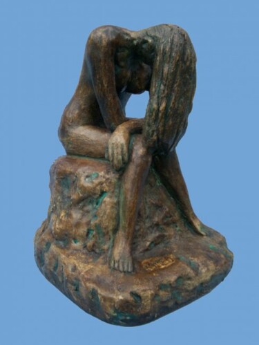 Sculpture titled "MEDITAÇÃO" by Romeo Zanchett, Original Artwork