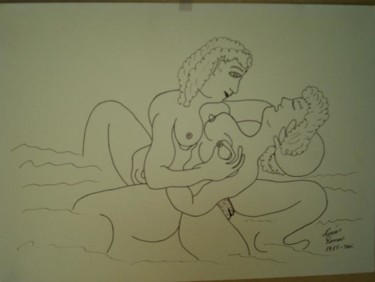 Pintura intitulada "desenhos_romeo_032.…" por Romeo Zanchett, Obras de arte originais
