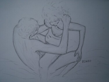 Drawing titled "AMOR SEXUAL" by Romeo Zanchett, Original Artwork