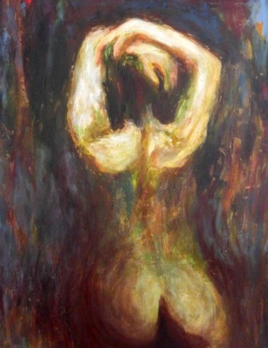 Painting titled "Repose" by Romina Diaz-Brarda, Original Artwork, Acrylic