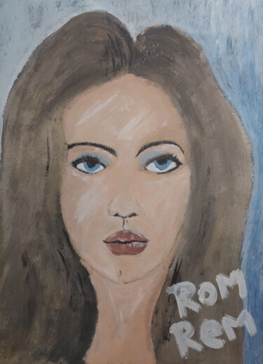 Картина под названием "Sasha" - Romrem, Подлинное произведение искусства, Акрил