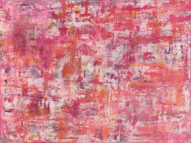 Pintura titulada "Pink Colors" por Romros, Obra de arte original, Acrílico Montado en Bastidor de camilla de madera