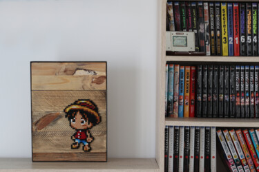 Sculpture titled "Luffy" by Romuald Crusson (RC.Photography), Original Artwork, Plastic Mounted on Metal
