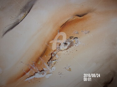 Peinture intitulée "dune" par Romu, Œuvre d'art originale, Acrylique