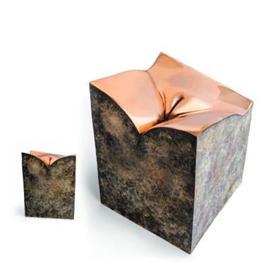 Escultura titulada "" Moneybox"" por Romuald Wisniewski, Obra de arte original, Fundición