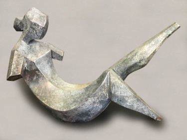 Sculpture titled "" Natalie"" by Romuald Wisniewski, Original Artwork, Metals