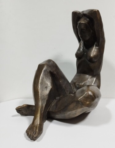 Skulptur mit dem Titel "311943653-521274879…" von Romuald Wisniewski, Original-Kunstwerk, Metalle