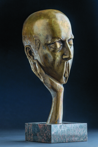 Sculpture titled ""Erotomaniac"" by Romuald Wisniewski, Original Artwork, Metals
