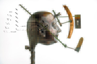 Sculptuur getiteld "podgladacz.jpg" door Romuald Wisniewski, Origineel Kunstwerk, Metalen