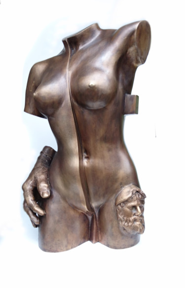 Sculptuur getiteld "tors rzymski" door Romuald Wisniewski, Origineel Kunstwerk, Metalen
