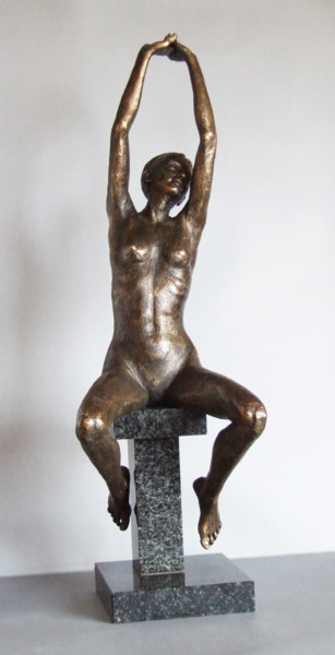 Sculpture titled "poranek.jpg" by Romuald Wisniewski, Original Artwork, Metals