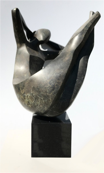 Escultura titulada "" Resting "" por Romuald Wisniewski, Obra de arte original, Bronce