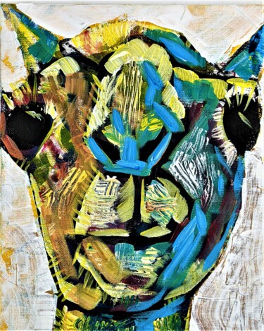 Картина под названием "Camel 2" - Ron Kammer, Подлинное произведение искусства, Акрил