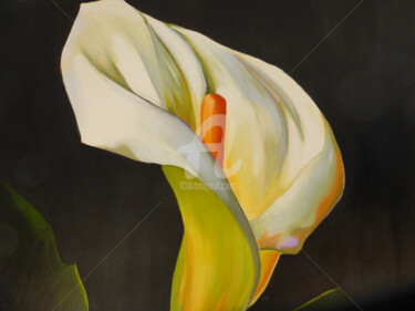Painting titled "Cala lily" by Ronald Egan, Original Artwork