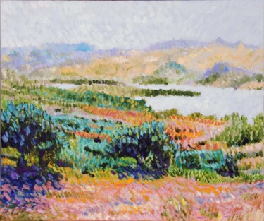 Painting titled "Andalousie, tes Pra…" by Ronald Houriez, Original Artwork, Oil