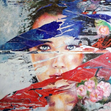 Peinture intitulée "Marianne, toujours" par Ronald Houriez, Œuvre d'art originale, Huile