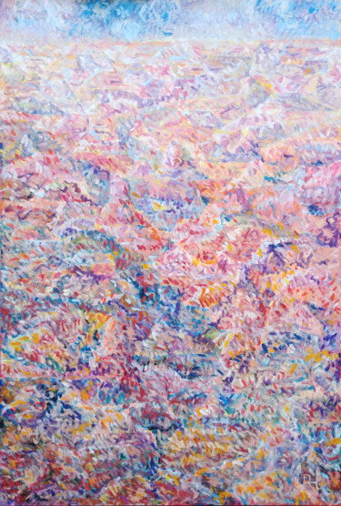 Pittura intitolato "Ebloui par le Grand…" da Ronald Houriez, Opera d'arte originale, Olio