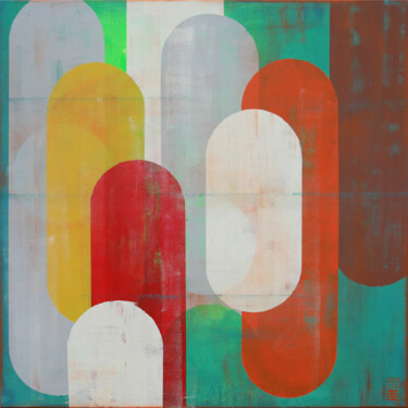 Pittura intitolato "Traffic Full Color…" da Ronald Hunter, Opera d'arte originale, Acrilico