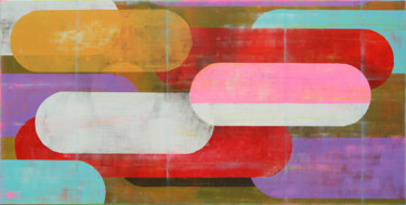 Malerei mit dem Titel "Traffic Full Color…" von Ronald Hunter, Original-Kunstwerk, Acryl