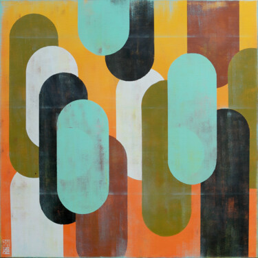 제목이 "Traffic Sunny & Bro…"인 미술작품 Ronald Hunter로, 원작, 아크릴 나무 들것 프레임에 장착됨