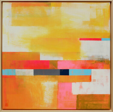 Painting titled "Untitled in Soft or…" by Ronald Hunter, Original Artwork, Acrylic Mounted on Wood Stretcher frame