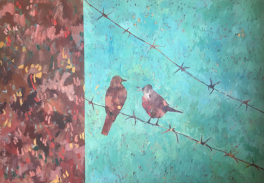 Pittura intitolato ""Freedom has a pric…" da Ronald Wigman, Opera d'arte originale