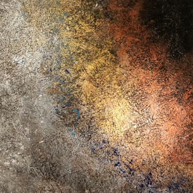 Ζωγραφική με τίτλο "Starsailors On The…" από Ronan Martin, Αυθεντικά έργα τέχνης, Χρωστικές ουσίες Τοποθετήθηκε στο Ξύλινο φ…