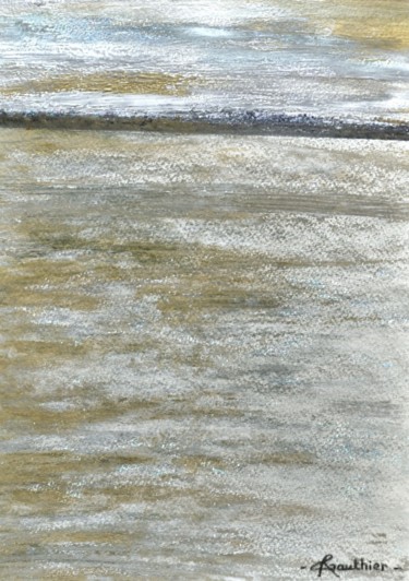 Peinture intitulée "Estran l'Ile Tudy" par Ronan Gauthier, Œuvre d'art originale