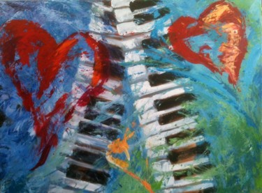 Painting titled "Concerto in Three M…" by Ronda Richley, Original Artwork, Other