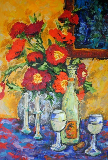 Painting titled "Still Life" by Ronda Richley, Original Artwork, Other