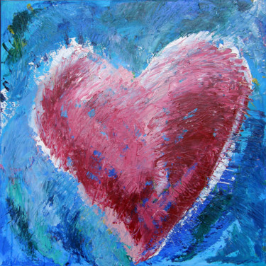 Painting titled "Music in my Heart" by Ronda Richley, Original Artwork, Acrylic