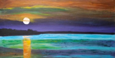 reflet 40x62x2 cm ©2018 par Dominique RONDEAU