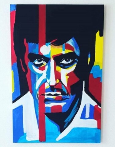 Картина под названием "Al Pacino" - Rondinelli Patrick (Whoisrick), Подлинное произведение искусства, Акрил
