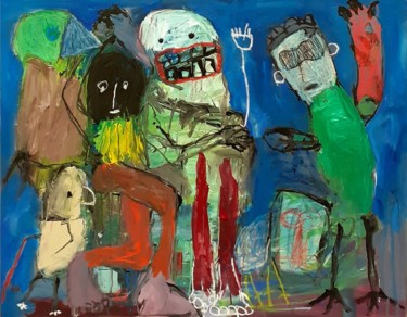 Malerei mit dem Titel "Ramene ta troupe et…" von Ronin, Original-Kunstwerk, Acryl