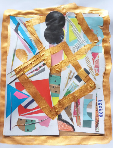 Collages titled "goldrush" by Ronnie Kolner, Original Artwork, Collages