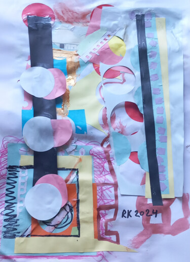Collages titled "RK36" by Ronnie Kolner, Original Artwork, Collages
