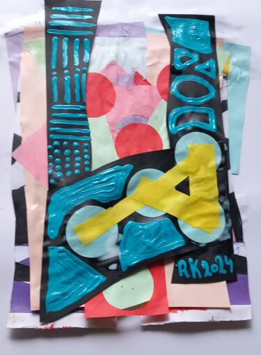 Collages titled "RK40" by Ronnie Kolner, Original Artwork, Collages