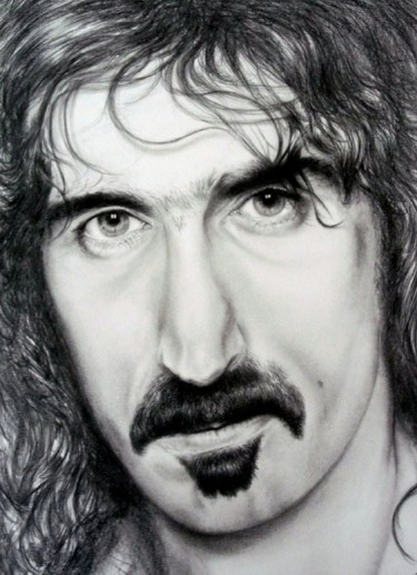 Drawing titled "frank zappa" by Devin, Original Artwork