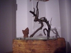 Sculpture intitulée "Leçon de séduction" par Parhelio, Œuvre d'art originale