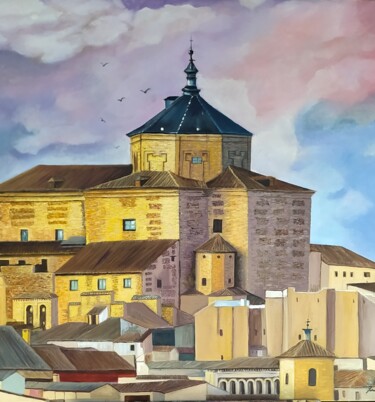 Pittura intitolato "Puesta sol San Marc…" da Rosa M Fernández, Opera d'arte originale, Olio