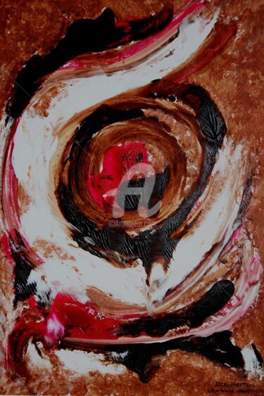 Painting titled "Abstratos - Acrílic…" by Rosa Magalhães, Original Artwork