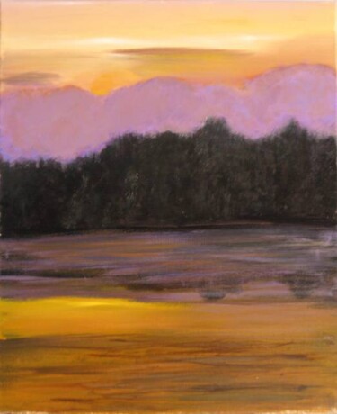 绘画 标题为“Lago de Polonia” 由Rosa Maria Castaño, 原创艺术品